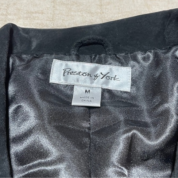 Preston And York Medium Women's Full Zip Suede Jacket Jet Black - Picture 4 of 7